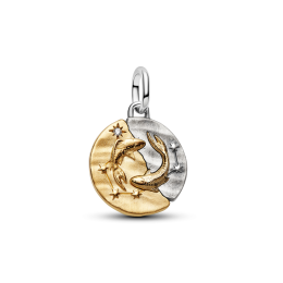 Charm Pandora Talisman zodiaque Poissons en argent 925/1000 et métal doré or jaune 585/1000 764991C01