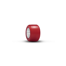 Charm mini Pandora en verre de Murano rouge en argent 925/1000 794773C06