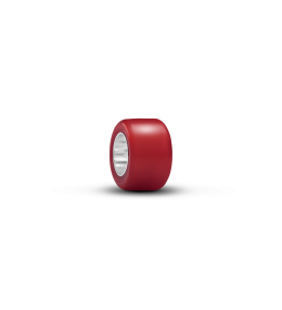 Charm mini Pandora en verre de Murano rouge en argent 925/1000 794773C06