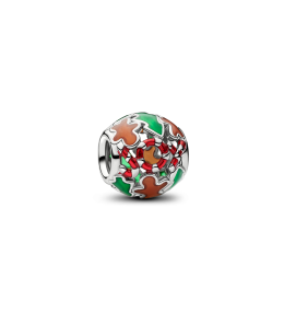Charm Pandora ajouré joie des fêtes en métal plaqué platine 735064C01
