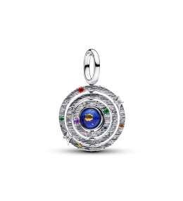 Charm pendentif Pandora sphère armillaire rotative en argent 925/1000 795031C01