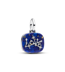 Charm pendentif Pandora double constellation Love bleu céleste en argent 925/1000 795039C01