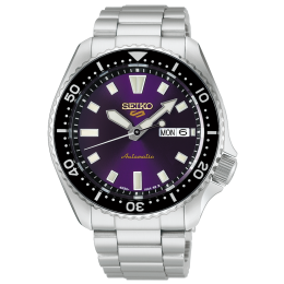 Montre Homme SEIKO 5 - Edition limitée à 9999 ex. Automatique 3 aiguilles, jour et date acier HDB003K1