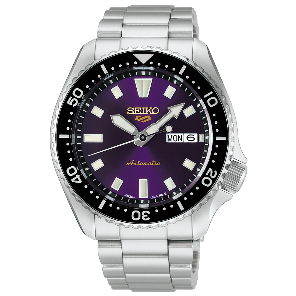 Montre Homme SEIKO 5 - Edition limitée à 9999 ex. Automatique 3 aiguilles, jour et date acier HDB003K1