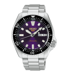 Montre Homme SEIKO 5 - Edition limitée à 9999 ex. Automatique 3 aiguilles, jour et date acier HDB003K1