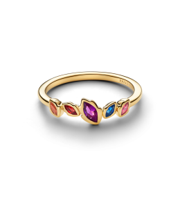 Bague Pandora Disney Pocahontas Multicolore. Or Jaune 585/1000 165048C01