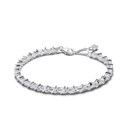 Bracelet Pandora rivière triangles scintillants en argent 925/1000, 595069C01