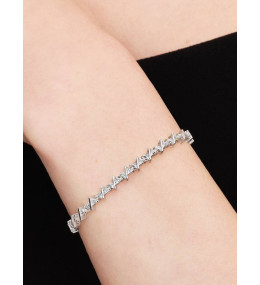 Bracelet Pandora Rivière Triangles Scintillants. Argent 925/1000 595069C01