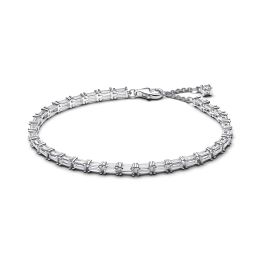 Bracelet Pandora rivière baguettes scintillantes en argent 925/1000, 595081C01