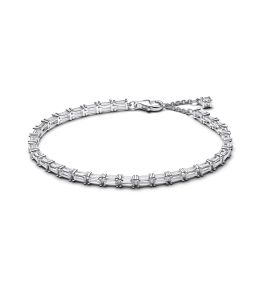 Bracelet Pandora rivière baguettes scintillantes en argent 925/1000, 595081C01
