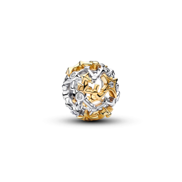 Charm Pandora constellation ajourée en argent 925/1000 et métal doré or jaune 585/1000 765042C01