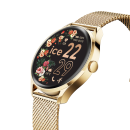 Montre Connectée Ice-Watch ICE Smart 2.0 Ronde Gold Milanese, 024655
