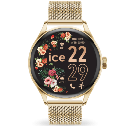Montre ICE WATCH Smart 2.0 RONDE 1.20, GOLD MILANESE, 024655