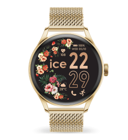 Montre ICE WATCH Smart 2.0 RONDE 1.20, GOLD MILANESE, 024655