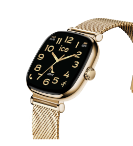 Montre Connectée Ice-Watch ICE Smart SQ 2.0 Carrée Gold Milanese, 025234
