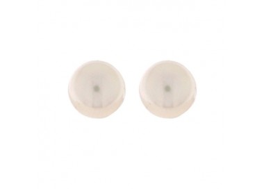 Boucles d'oreilles or jaune 375/1000, perles de culture de 7,5/8 mm by Stauffer