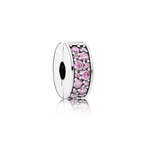 Clip Pink Shining Elegance  Argent 925/1000 PANDORA 791817PCZ