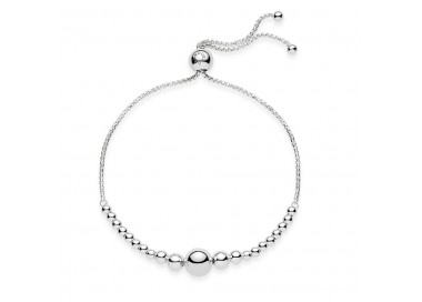 Bracelet Coulissant en Argent 925/1000 Fil de Perles PANDORA 597749-1