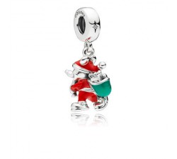 Charm pendentif Disney, Mickey Père Noël et sa Hotte, Argent 925/1000 Pandora 797501ENMX