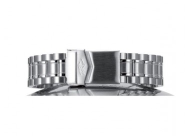 Bracelet de montre Paillasson SCUBA acier 18mm polis-satiné (largeur 18/20 mm) 2361800
