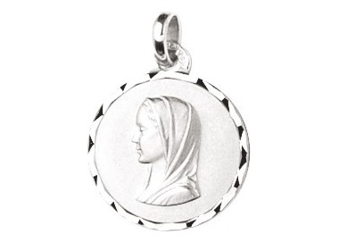 Médaille vierge argent 925/1000 by Stauffer
