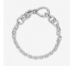 Bracelet Chaîne Nœud Infini Imposant en argent 925/1000 Pandora - 598911C00