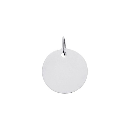 Pendentif laique or gris 375/1000 by Stauffer