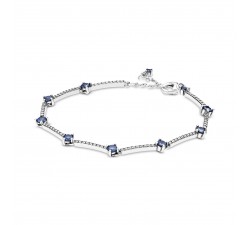 Bracelet blue sparkling Pavé en argent 925/1000 Pandora 599217C01