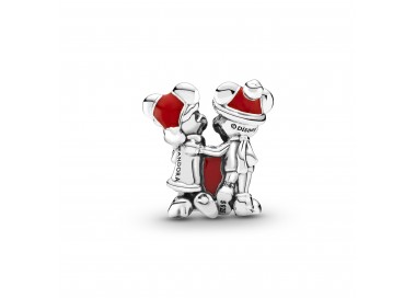 Charm Disney Noël Mickey et Minnie en Argent 925/1000 PANDORA 799194C01