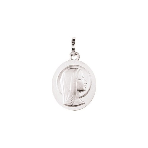 Médaille vierge or gris 375/1000 by Stauffer