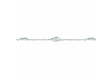 Bracelet argent 925/1000 et oxydes de zirconium by Stauffer