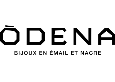 Bracelet acier - tête de mort - émail - nacre - cuir noir ODENA - IM 358