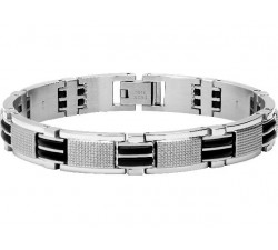 Bracelet Acier/PU MAGNUM 10,5mm 22cm, Rochet B032780