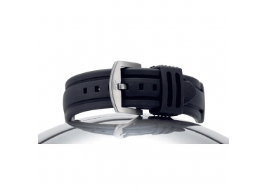 Bracelet de montre Silicone MALIBU noir 20/18mm 8092001