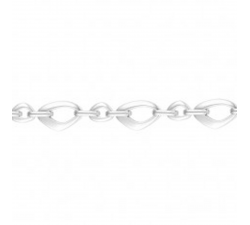 Bracelet acier forme géométrique by Stauffer