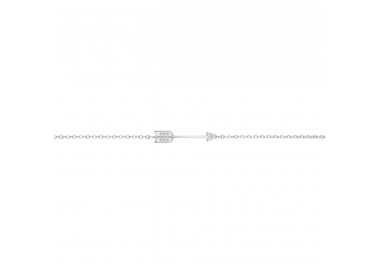 Bracelet argent 925/1000, flèche et oxydes de zirconium by Stauffer