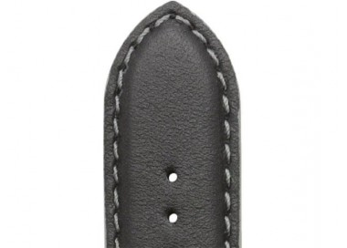 Bracelet de montre Veau NEPTUNE Noir 20/18mm Mat Etanche 7230721