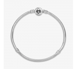 Bracelet  charms Fermoir Infini Cœur argent 925/1000e PANDORA MOMENTS 599365C00