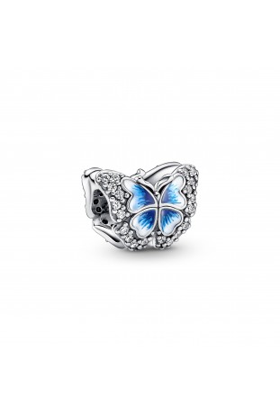 Charm Pandora, Papillon Bleu Scintillant, en argent 925/1000 790761C01