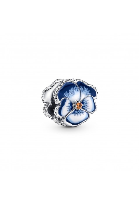 Charm Pandora, Pensée Bleue, en argent 925/1000 790777C02