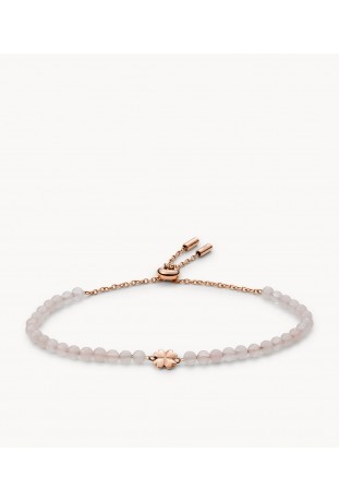 Bracelet de perles Wellness, en quartz rose FOSSIL, JF03796791