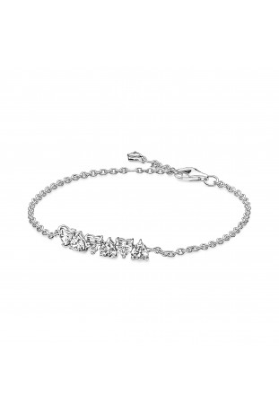 Bracelet Pandora moments, chaîne Cœurs sans fin scintillants, en argent 925/1000 591162C01