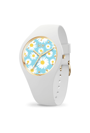 Montre ICE WATCH ICE flower - White daisy, SMALL 34 MM 019203
