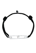 Bracelet Osmose Argent by OL, sur cordon au choix, Fermoir Extra-Large BROXLAC