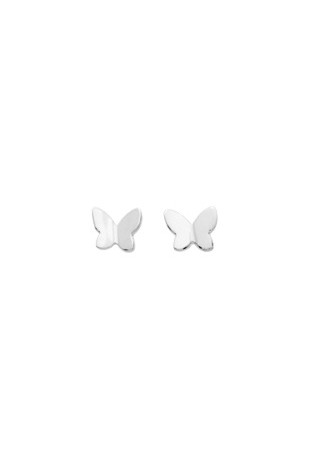 Boucles d'oreilles argent 925/1000, papillons by Stauffer