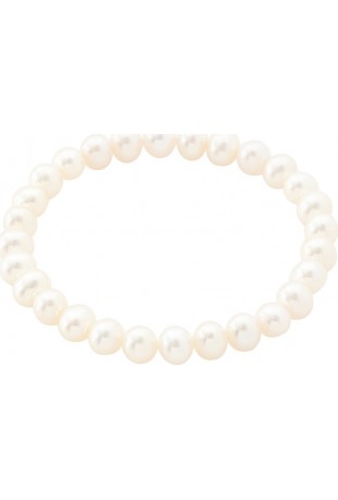 Bracelet perles de culture, diamètre 7 à 7,5 mm, by Stauffer
