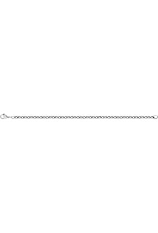 Bracelet homme acier, mailles forçat, largeur 5 mm, longueur 21 cm by Stauffer