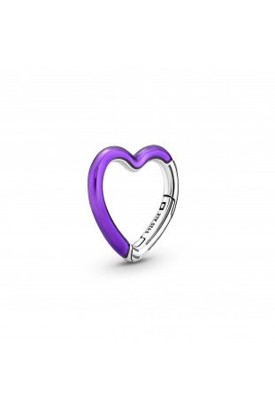 Connecteur en forme de cœur violet vif, Pandora ME 791973C01