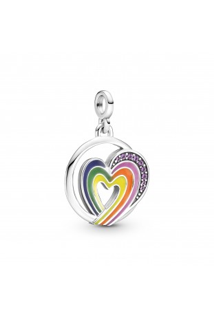Médaillon Rainbow Heart of Freedom, Pandora ME 791793C01
