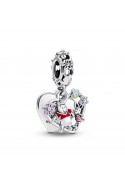 Charm pendentif, Pandora moments, Disney Winnie et Porcinet, en argent 925/1000 792214C01
